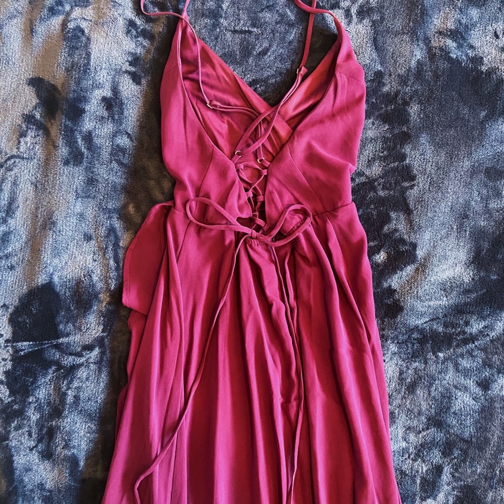 Lulus Burgundy Prom Dress